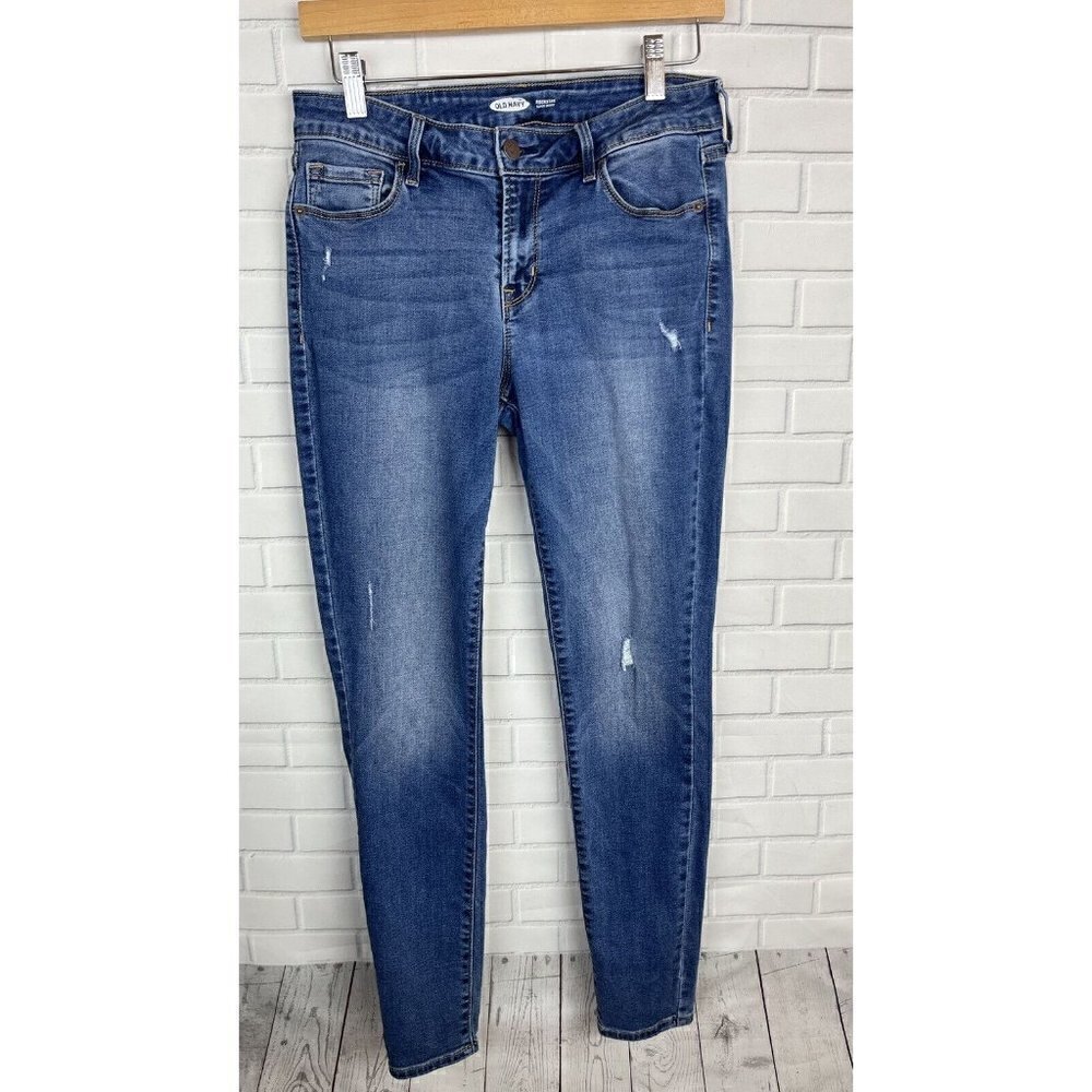 Old Navy Rock Star Skinny Leggings Jeggings Blue Jeans Women's 6 Regular